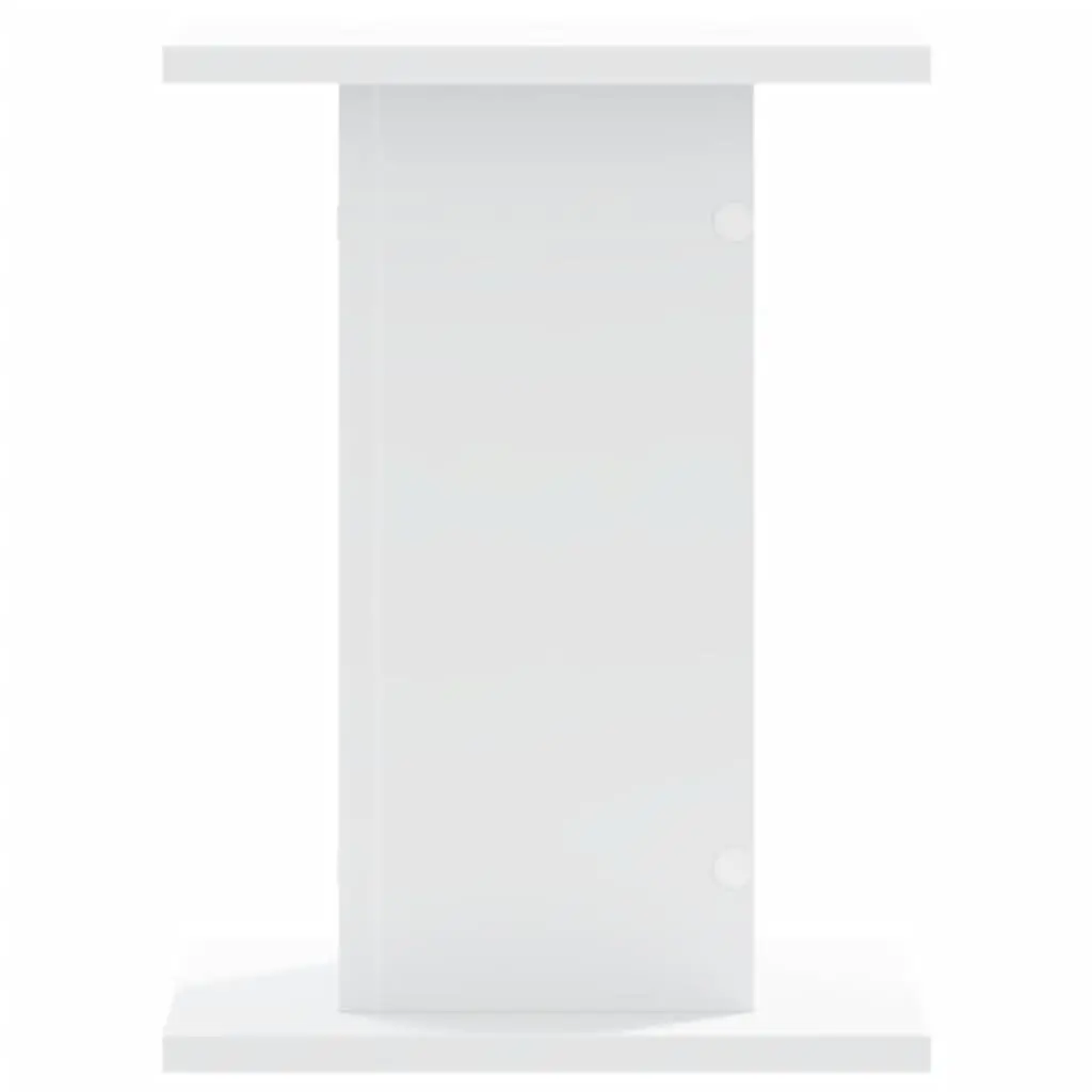 Plant Stands Engineered Wood White 30x30x40cm Indoor Outdoor Display 2 Piece