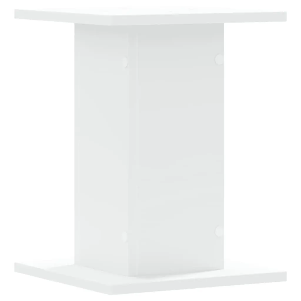 Plant Stands Engineered Wood White 30x30x40cm Indoor Outdoor Display 2 Piece
