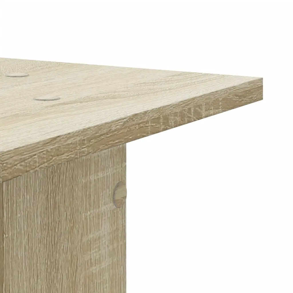Plant Stands Engineered Wood Brown 30x30x60 cm Set of 2 Display Stands