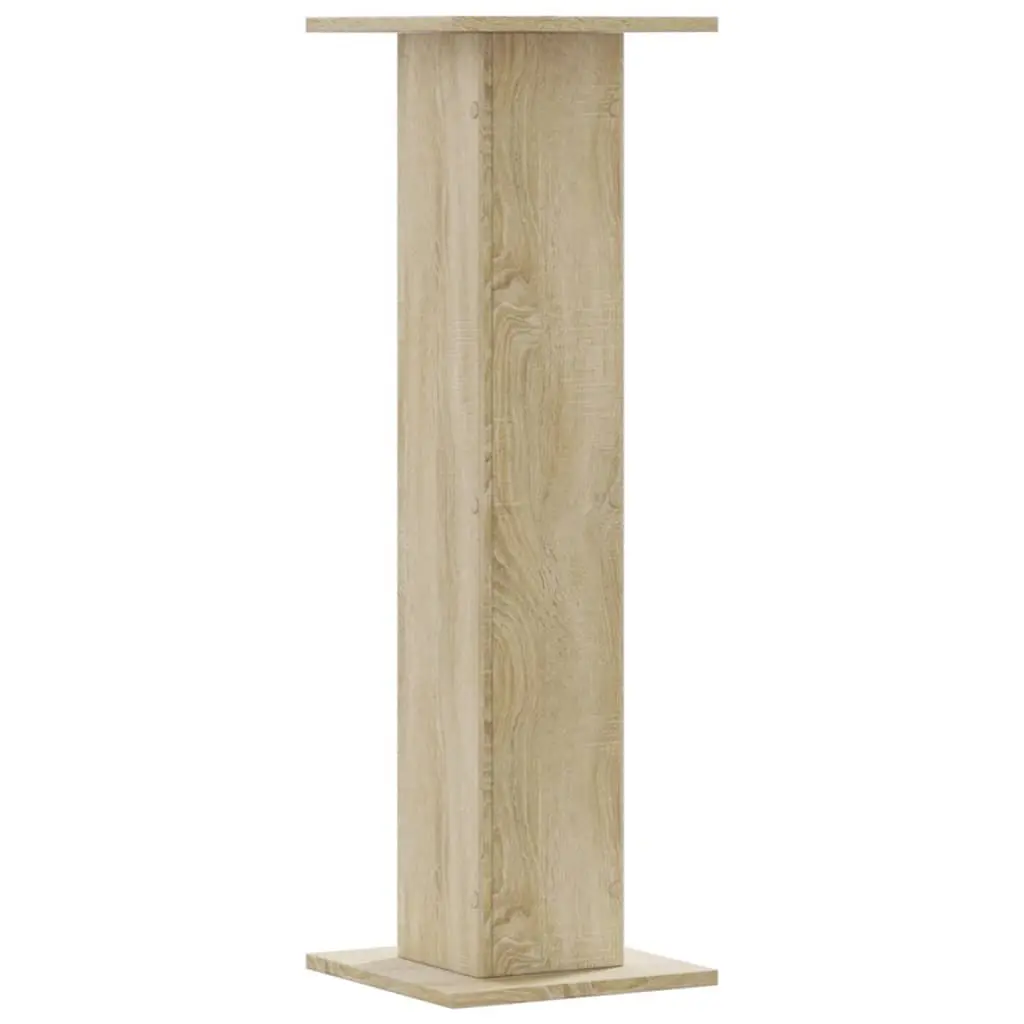 Plant Stands 2 pcs Brown Engineered Wood Tall Display Stands 30x30x95 cm