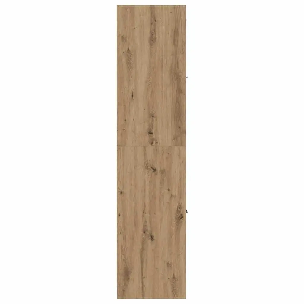 Apothecary Storage Cabinet Engineered Wood 30W x 41D x 174.5H cm Brown