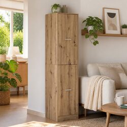 Practical Brown Apothecary Cabinet for Everyday Use