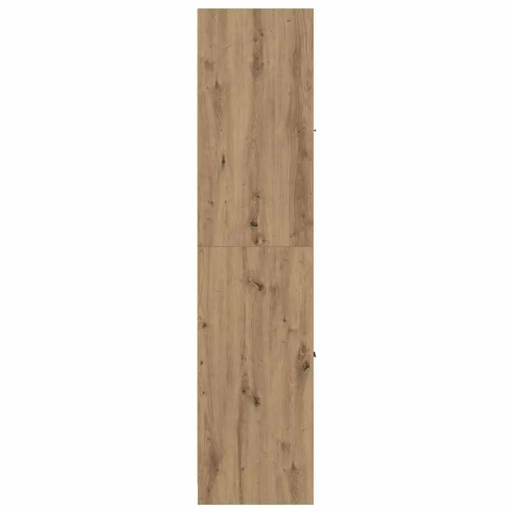 Apothecary Cabinet Engineered Wood Tall Brown Storage Organizer