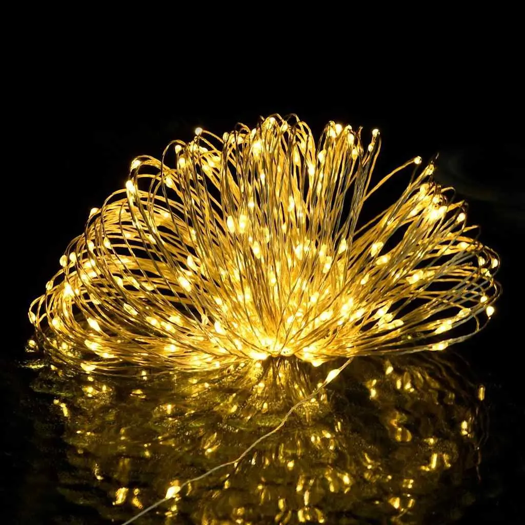 LED String Lights 300 LEDs Warm White 30m Remote Control Christmas Party Wedding