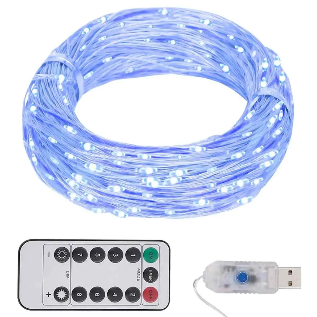 150 Blue LED String Lights