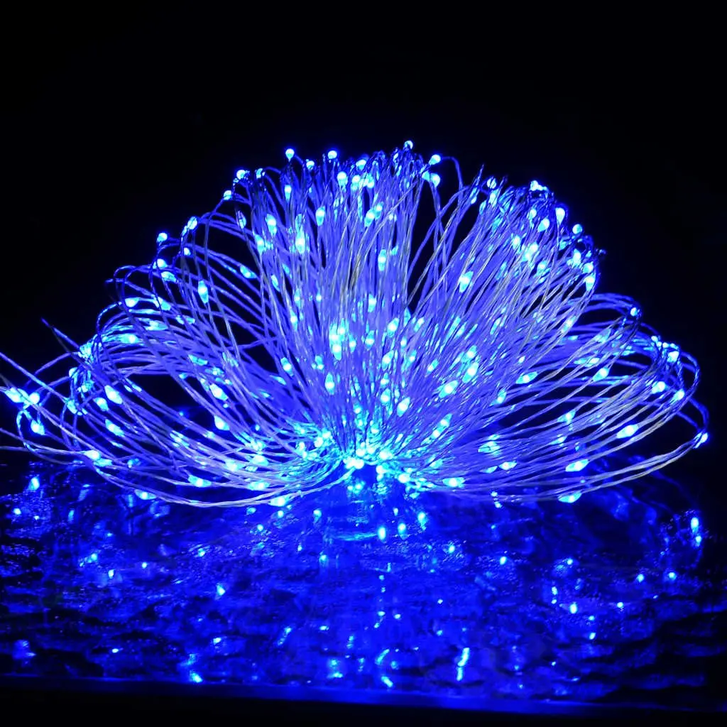 150 Blue LED String Lights