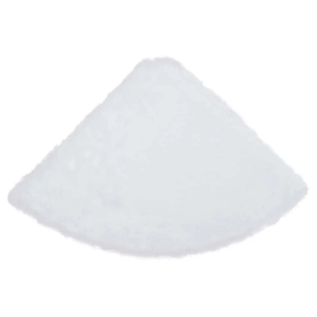 150cm White Faux Fur Tree Skirt for Holiday Use