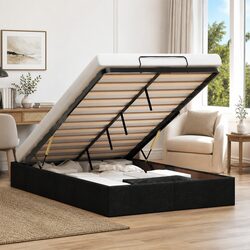 Practical King Single Ottoman Storage Bed Frame for Your Home
