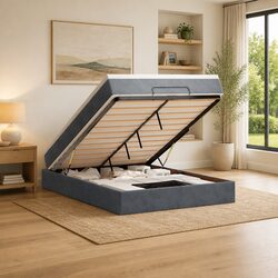 Practical Ottoman Bed with Pocket Spring Mattress for Your Home