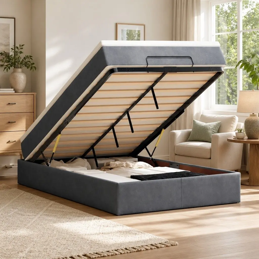 Ottoman Bed for Organized Living Spaces