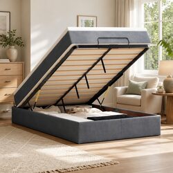 Functional Ottoman Bed for Organized Living Spaces