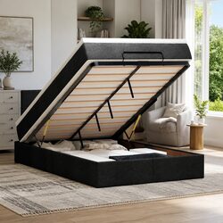 Functional King Single Ottoman Bed Ideal for Small Spaces