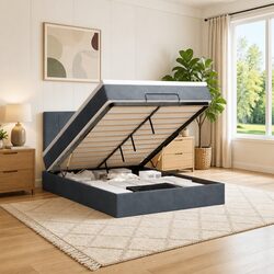 Practical Queen Ottoman Bed with Pocket Spring System