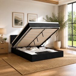 Versatile Double Ottoman Bed for Efficient Use of Space