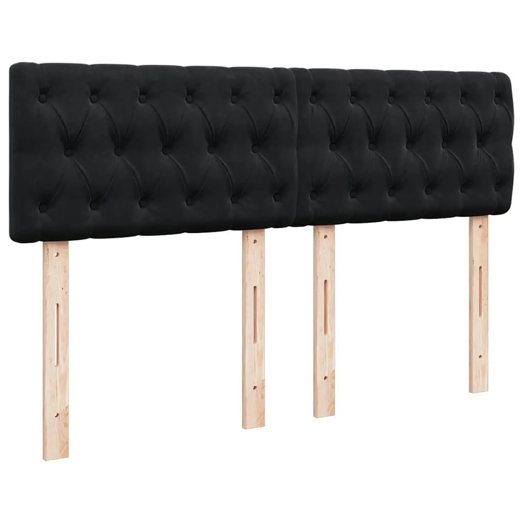 Double Ottoman Bed Velvet Black with Pocket Spring Mattress and Hydraulic Lift Storage