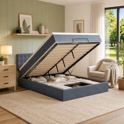 Practical Double Ottoman Bed for Enhanced Storage Solutions