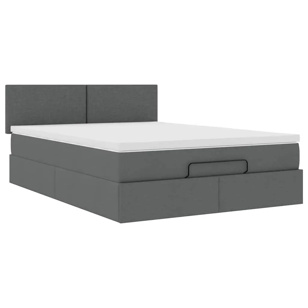 Ottoman Bed with Storage and LED Lighting