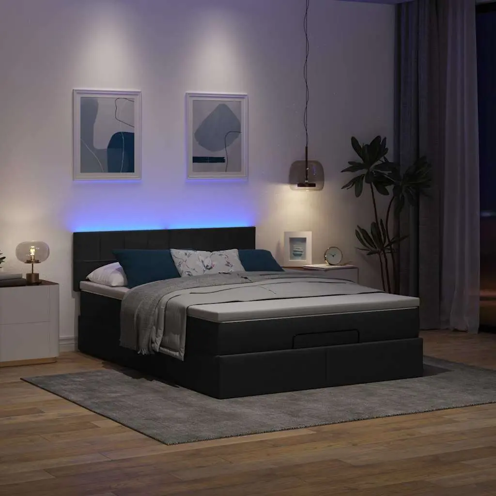 Double Ottoman Bed with Storage