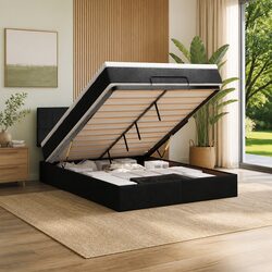 Versatile Queen Ottoman Bed with Practical Storage Solution