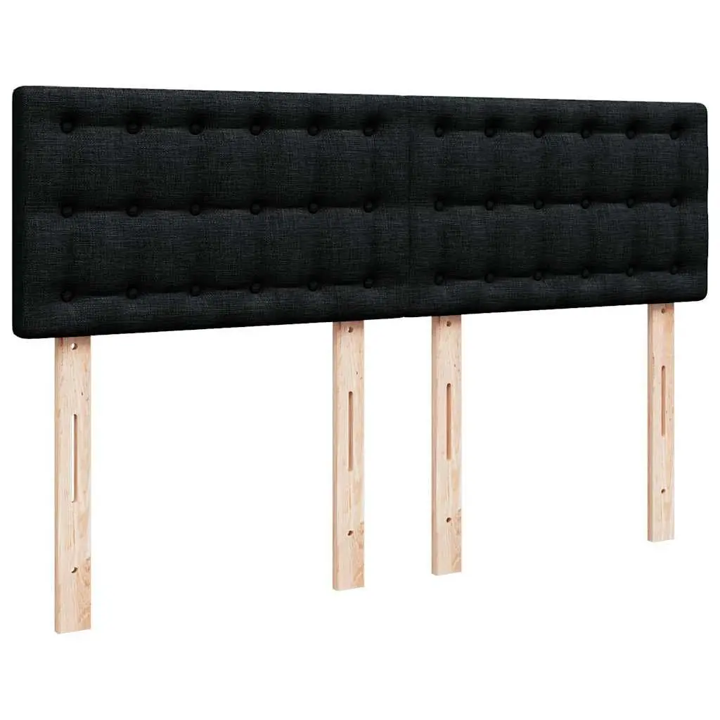 Ottoman Bed Pocket Spring Mattress Hydraulic Storage Black Fabric