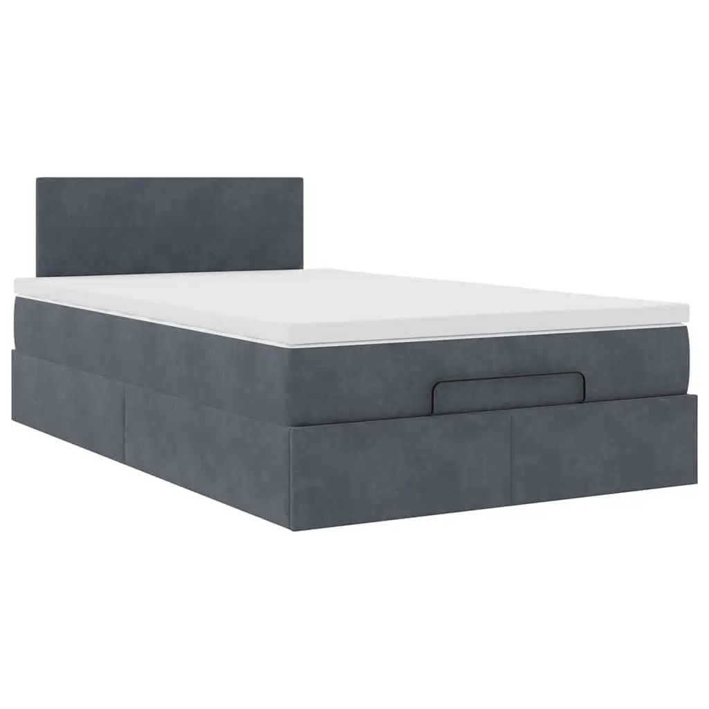 King Single Ottoman Bed with Storage and LED Lights