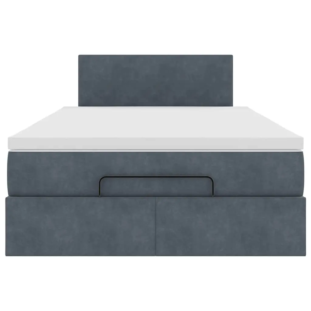 King Single Ottoman Bed with Storage and LED Lights