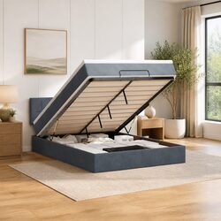 Double Ottoman Bed for Optimal Space Utilization