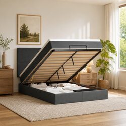 Versatile Ottoman Bed for Practical Storage Solutions