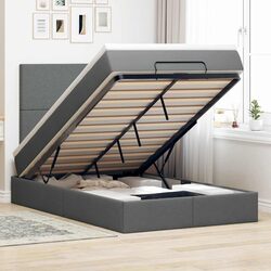Functional King Single Ottoman Bed with Lift Storage