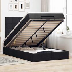 Functional Black Ottoman Bed for Practical Home Solutions