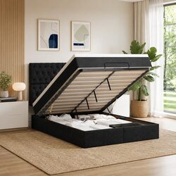 Ottoman Bed for Optimal Under-Bed Storage and Comfort