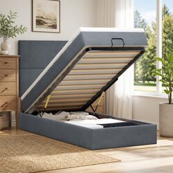 Practical Ottoman Bed with Mattresses for Everyday Use