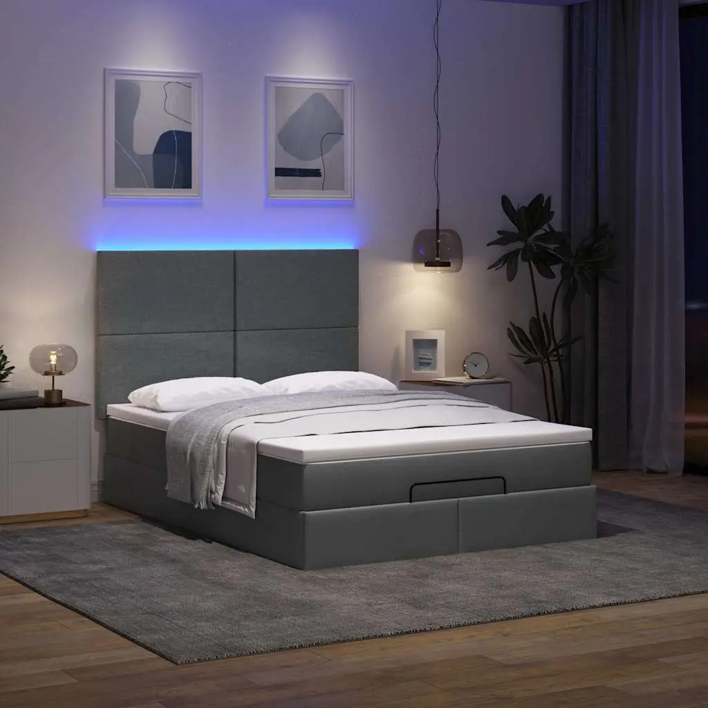 Ottoman Bed with Integrated Mattress and Storage