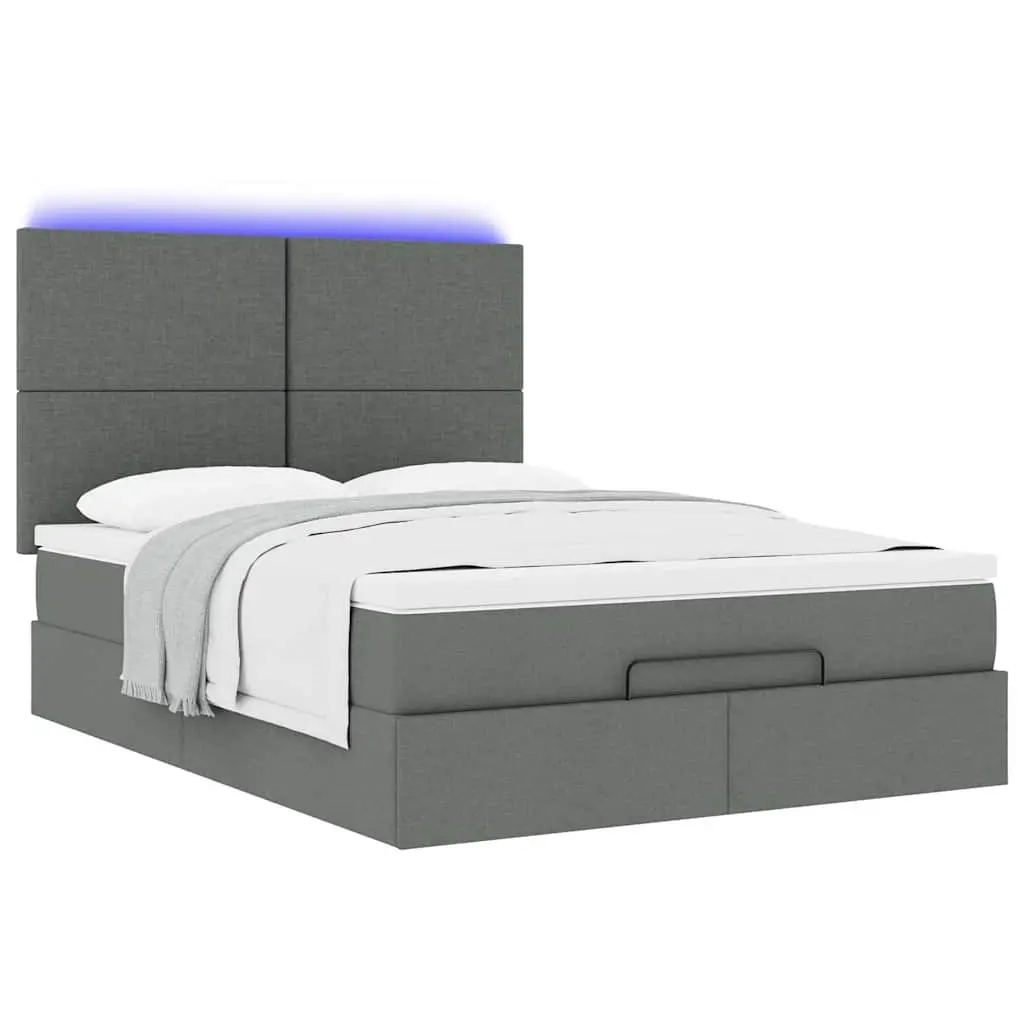 Ottoman Bed with Integrated Mattress and Storage