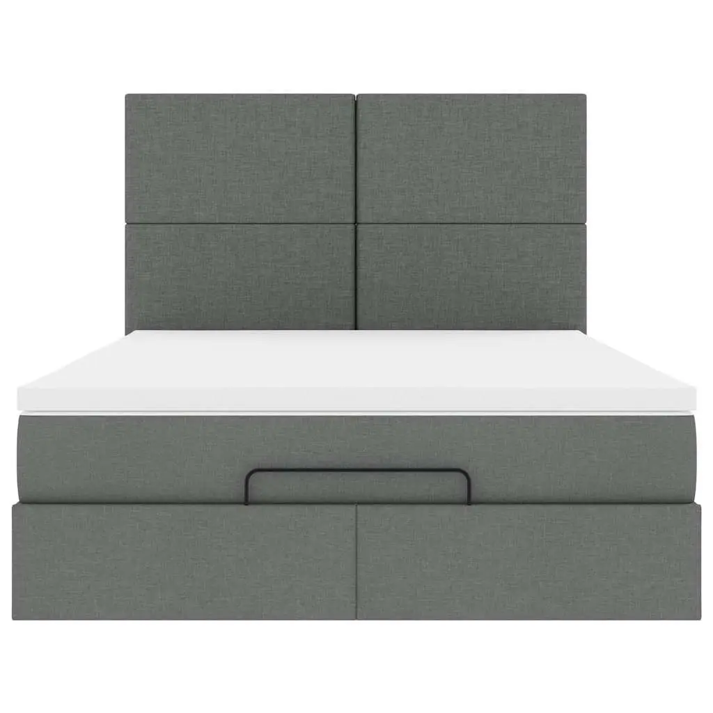 Ottoman Bed with Integrated Mattress and Storage