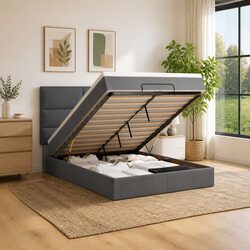 Functional Ottoman Bed with Storage and Comfortable Mattress for Every Home