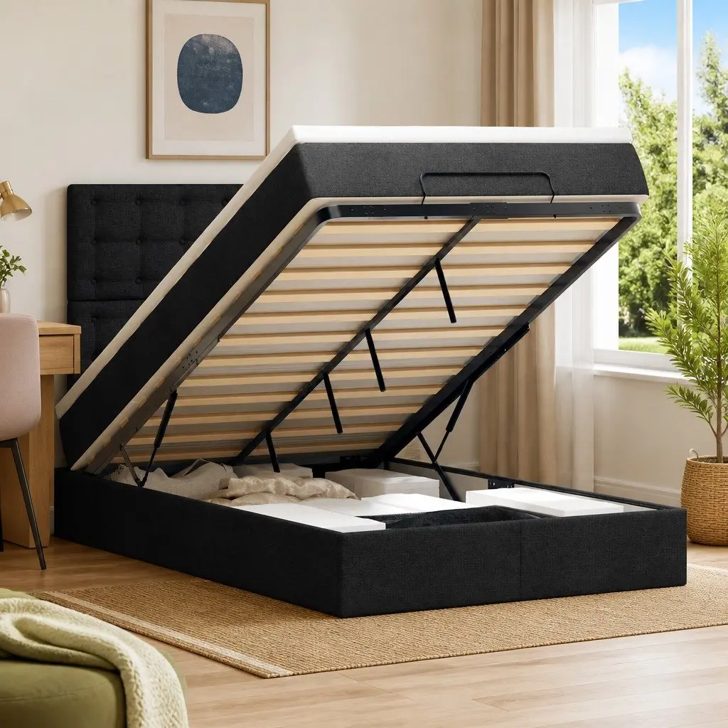 King Single Ottoman Bed with Storage Options