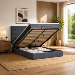 Functional Ottoman Bed for Comfort and Under-Bed Storage