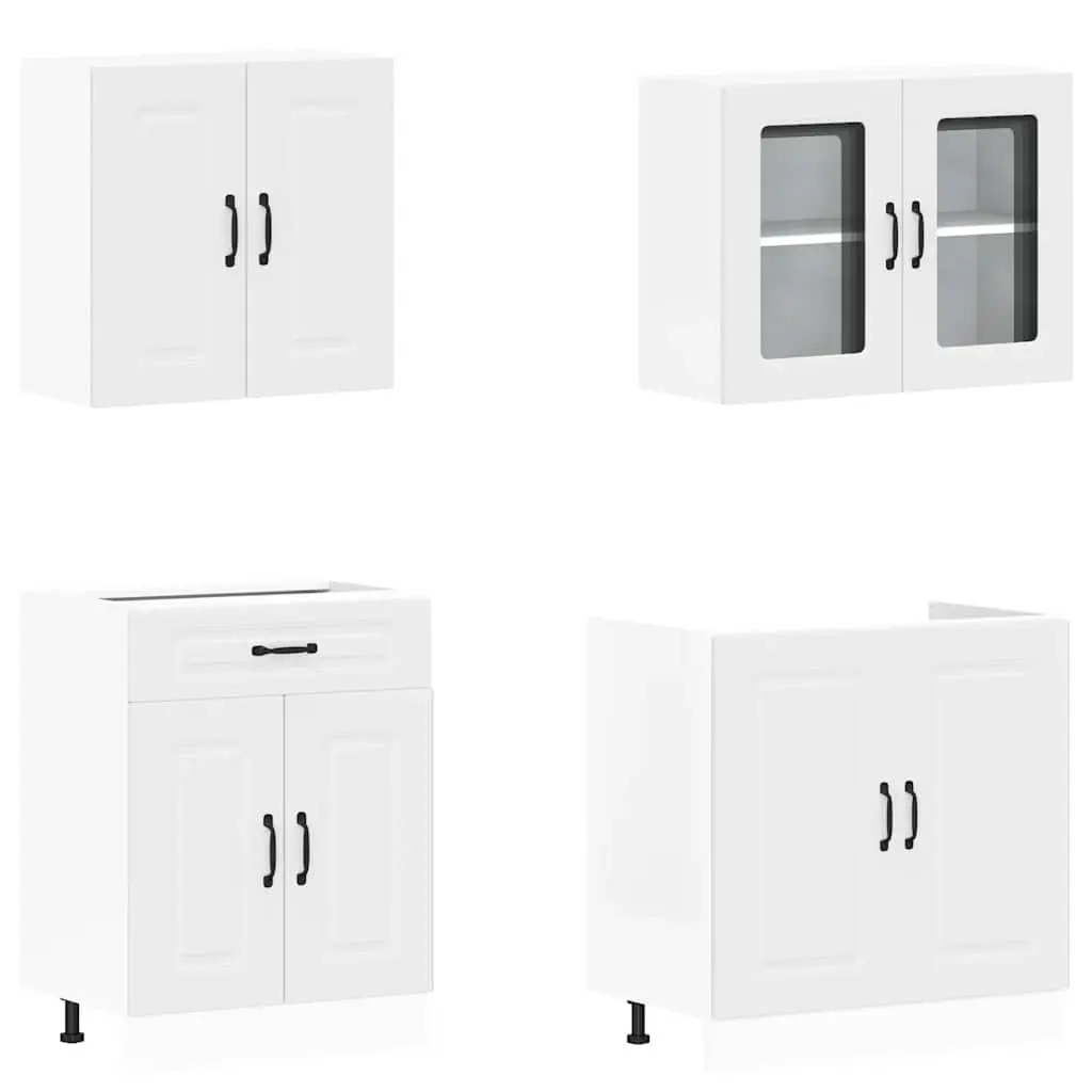4-Piece Kitchen Cabinet Set for Organizing Space