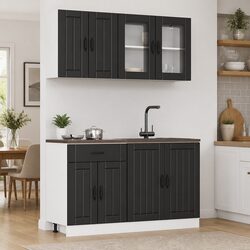 Practical 4-Piece Kitchen Cabinet Set for Everyday Use