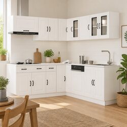 Practical 11 Piece Kitchen Cabinet Set for Organized Space