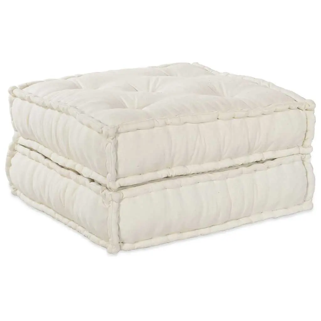 Modular Sofa Unit 2pcs Cream Fabric Lounge Couch Living Room Indoor Outdoor