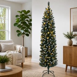 Practical Slim Christmas Tree for Hallways and Narrow Spaces