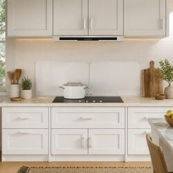 Kitchen Backsplash Tempered Glass Splash Guard 70x40 cm Pack of 2