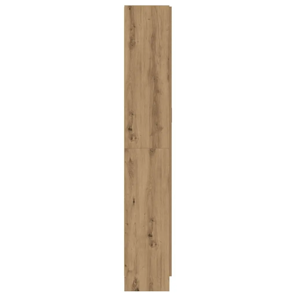 Highboard Standing Cabinet Bookcase Engineered Wood Brown Decorative Storage