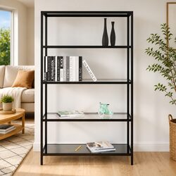 Versatile Black Shelf for Any Room in Your Home