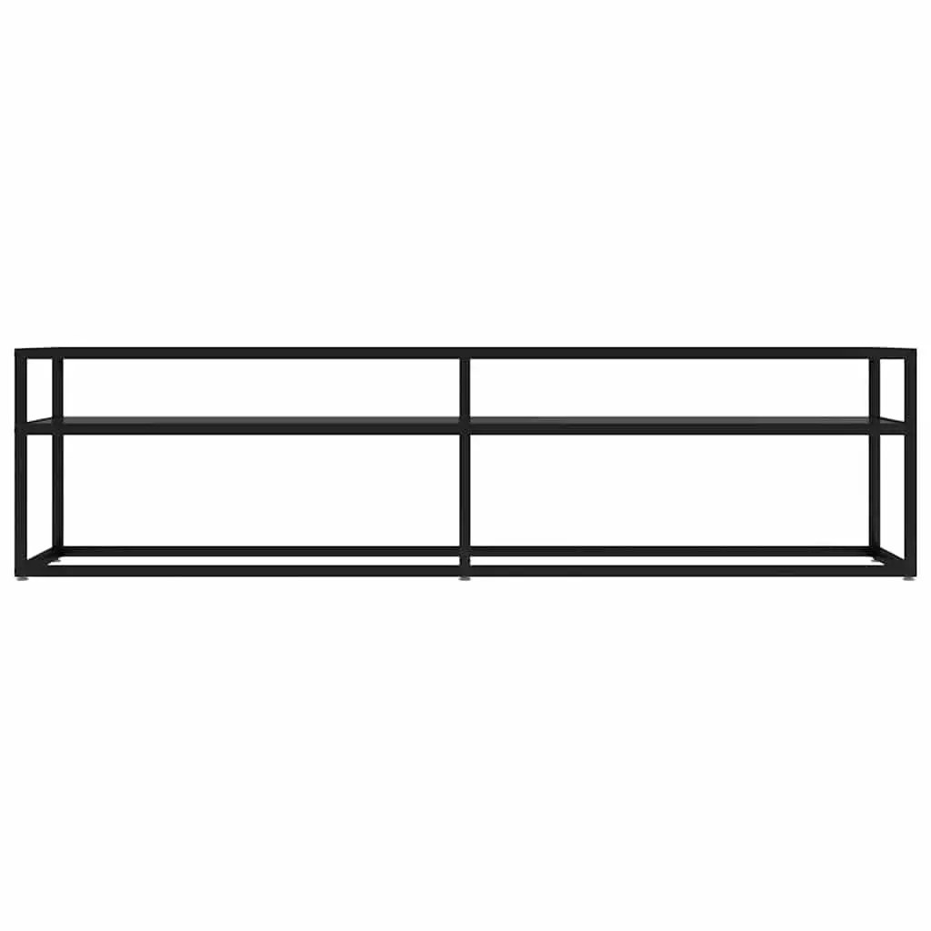 Black Media Console for DVDs and Accessories