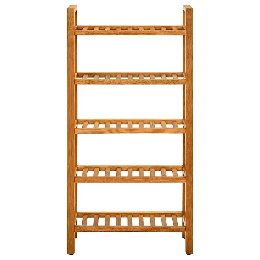 Wooden Shoe Rack with 5 Shelves for Hallway