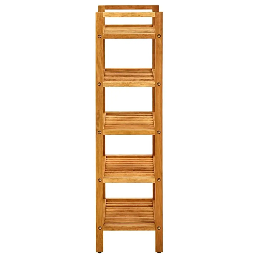 Wooden Shoe Rack with 5 Shelves for Hallway