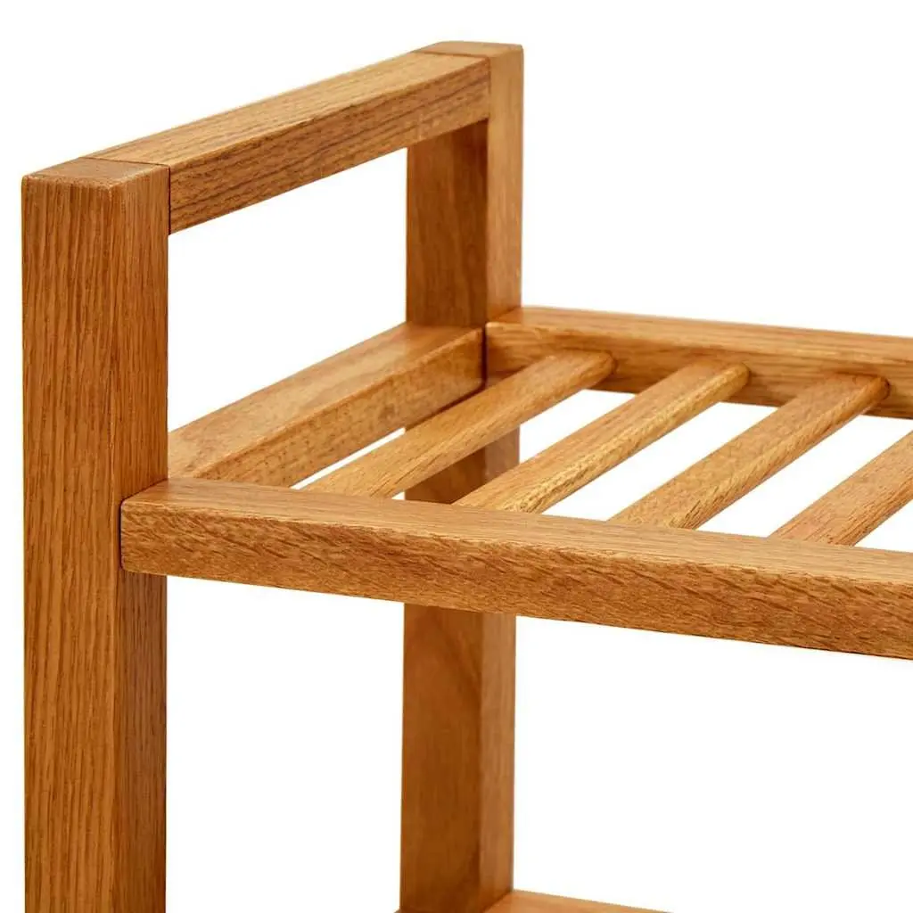 Wooden Shoe Rack with 5 Shelves for Hallway